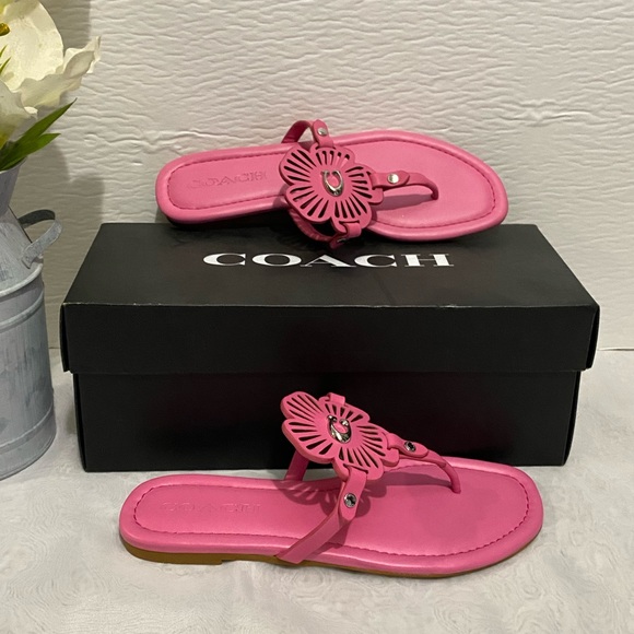 Coach Julia leather sandal - Picture 2 of 10